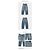 Maison Martin Margiela Pantalones de denim rectos con botones - vista 3