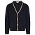 Thom Browne Cardigã de patchwork intarsia - vista 4