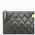 Chanel Clutch Vintage Logo Dorato Grande Nera - vista 3