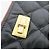 Chanel Clutch Vintage Logo Dorato Grande Nera - vista 6