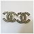 Chanel Orecchini in metallo dorato con logo CC e cristalli - vista 11