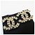 Chanel Orecchini in metallo dorato con logo CC e cristalli - vista 2