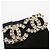 Chanel Orecchini in metallo dorato con logo CC e cristalli - vista 3