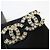Chanel Orecchini in metallo dorato con logo CC e cristalli - vista 5