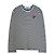 Comme Des Garcons Play Heart Stripe Langarm T-Shirt Schwarz - Ansicht 4