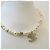 Chanel Choker con pendente perla logo - vista 2
