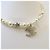 Chanel Choker con pendente perla logo - vista 3