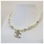 Chanel Choker con pendente perla logo - vista 4