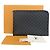 Louis Vuitton Pochette Jour GM Clutch in Canvas Damier Graphite