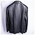 Balenciaga Single Breasted Logo Patch Leather Jacket - view 4
