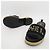 Chanel Pantofole in tweed nero con lettere - vista 7