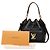 Bucket Louis Vuitton Borsa Tote a Secchiello in Pelle Nera