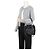 Bucket Louis Vuitton Borsa Tote a Secchiello in Pelle Nera - vista 14