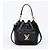 Bucket Louis Vuitton Borsa Tote a Secchiello in Pelle Nera - vista 2