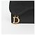 Dior Tarjetero Saddle con solapa para mujer Negro - vista 3