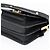 Marni Borsa a tracolla Trunk Mini in pelle Saffiano Nera - vista 10