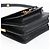 Marni Borsa a tracolla Trunk Mini in pelle Saffiano Nera - vista 9