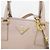 Prada Borsa Tote Saffiano Rosa Beige - vista 3