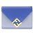 Fendi Portafoglio Diamond Micro Tri-Fold