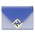 Fendi Portafoglio Diamond Micro Tri-Fold - vista 4