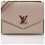 Louis Vuitton Borsa a catena in pelle grana Gray - vista 2