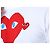 Comme Des Garcons T-Shirt mit Herz-Print Weiß AX - Ansicht 10