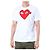 Comme Des Garcons T-Shirt mit Herz-Print Weiß AX - Ansicht 3