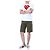 Comme Des Garcons T-Shirt mit Herz-Print Weiß AX - Ansicht 8