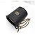 Gucci Mini Borsa a Secchiello GG Marmont in Matelassé Chevron Nera - vista 5
