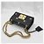 Gucci Borsa a tracolla piccola Black Leather Bi-Star Padlock - vista 5