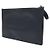 Valentino Clutch in pelle nera con logo VLTN - vista 3