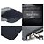 Valentino Clutch in pelle nera con logo VLTN - vista 8