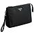 Prada Pouch con tracolla in Re-Nylon Nero