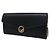 Fendi Portafoglio a catena WOC Continental in vitello nero e oro - vista 2