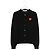 Comme Des Garcons Red Heart Strickcardigan Schwarz