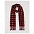 Sciarpa a quadri Polo Ralph Lauren Rossa Nera - vista 5