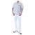 Thom Browne Polo in lino e cotone a tre strisce (Gray) - vista 14