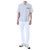 Thom Browne Polo in lino e cotone a tre strisce (Gray) - vista 3