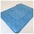 Chanel Clutch Medium Blu Sfumata con Grande Logo CC - vista 7