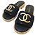 Pantofole Chanel in Tweed Oro