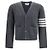 Thom Browne Merinowolle-Cardigan mit Anker-Intarsia - Ansicht 4