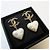 Chanel Orecchini Jenny con logo CC, cuore e perla a goccia - vista 2