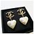 Chanel Orecchini Jenny con logo CC, cuore e perla a goccia - vista 3