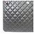 Chanel Clutch matelassé nera classica con logo CC dorato Large Series - vista 5