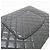 Chanel Clutch matelassé nera classica con logo CC dorato Large Series - vista 7