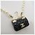 Chanel Collana di perle con pendente Logo Classic Back - vista 3