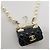 Chanel Collana di perle con pendente Logo Classic Back - vista 4