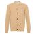 Comme Des Garcons Beiger Wollcardigan mit weißem Herz-Patch