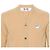 Comme Des Garcons Beiger Wollcardigan mit weißem Herz-Patch - Ansicht 10