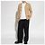 Comme Des Garcons Beiger Wollcardigan mit weißem Herz-Patch - Ansicht 4